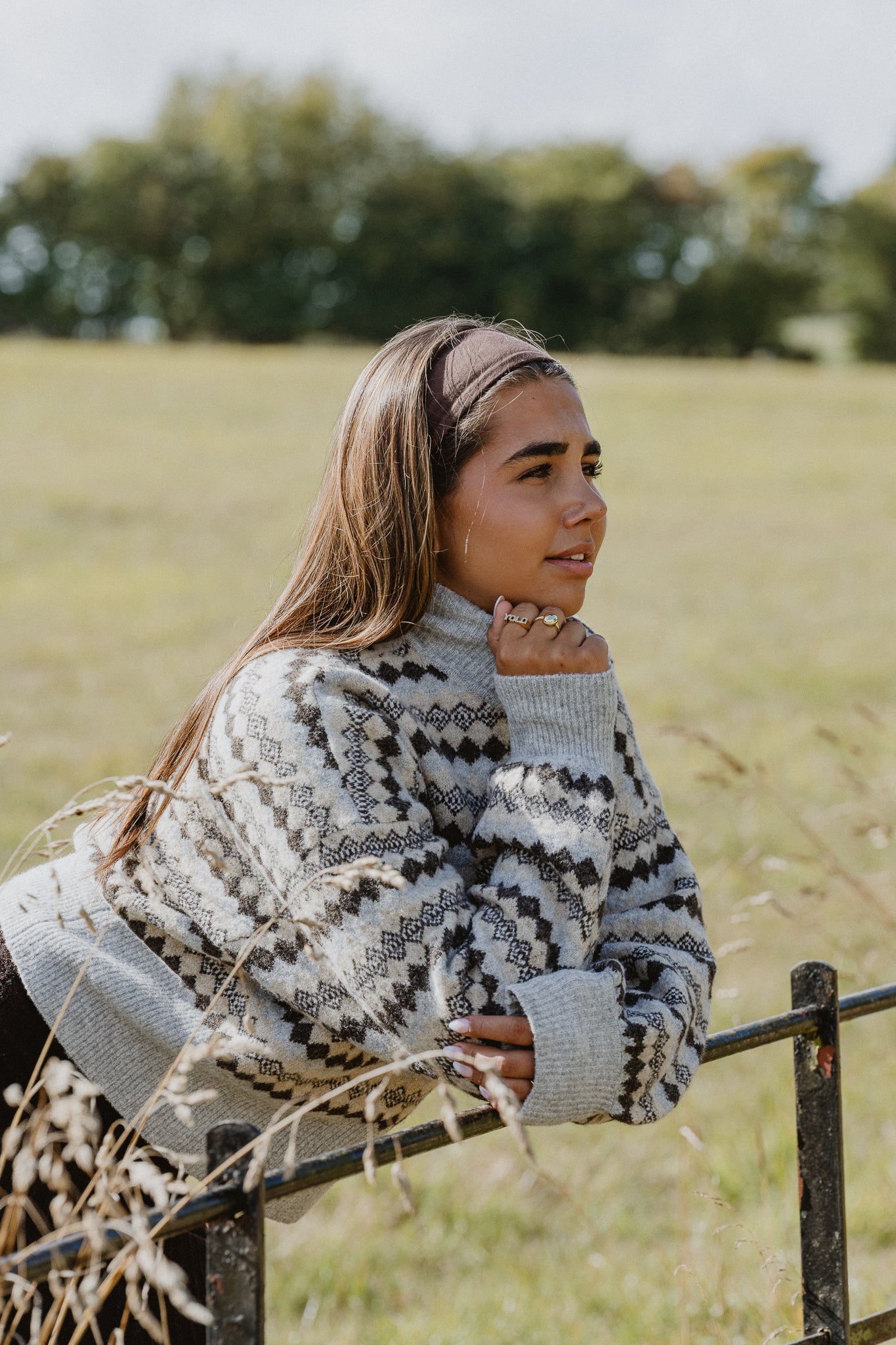 VMGAIVA Pullover - Light Grey Melange